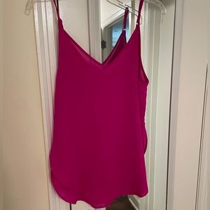 Hot pink tank top